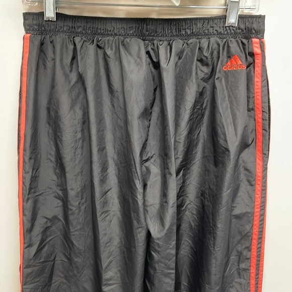 Adidas Vintage Mesh Lined 3 Stripe Track Windbreaker Pants AUZ001 Large - Picture 5 of 16